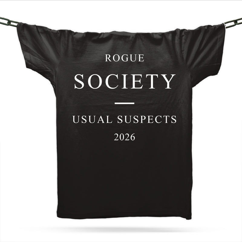 Rogue Society Substance T-Shirt / Black / Organic Cotton