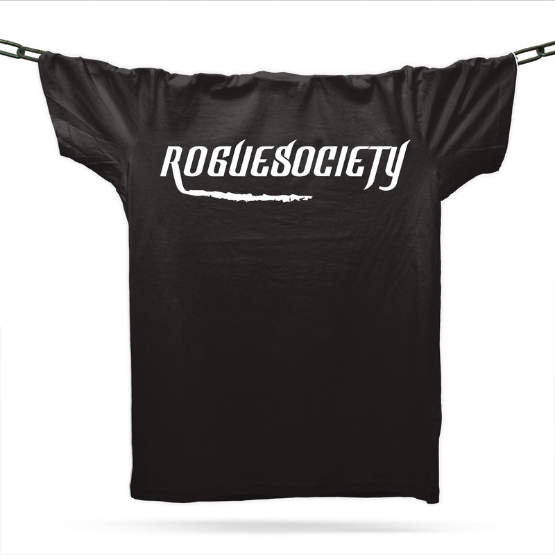 Rogue Society Main Logo T-Shirt / Black / Organic Cotton