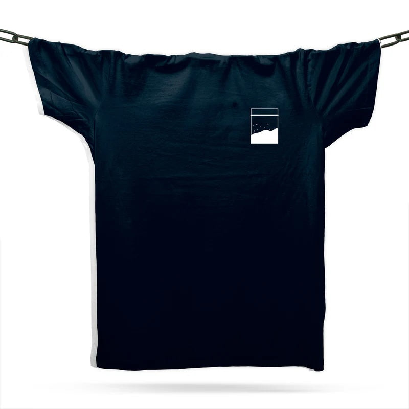 Rogue Society Snowdrift... T-Shirt / Navy / Organic Cotton
